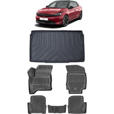 Rizline Opel Corsa F 1.2  Mild Hybrit 2025 ve Sonrası 3D Havuzlu Paspas ve Bagaj Havuzu