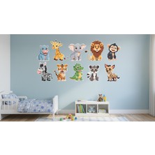 Sensei Sticker 3D Çocuk Odası Sticker - Duvar Sticker - Parlak Renkler - Kolay Uygulama