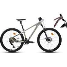 Carraro Crx 720 27,5" 20-V Hd Dağ Bisikleti - Kızıl Gümüş-Bordo - 44 cm