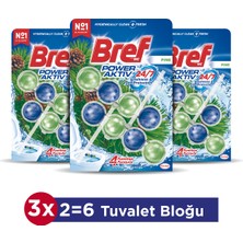 Bref Wc Power Aktiv Duopackkatı Tuvalet Bloğu Çam 3'lü