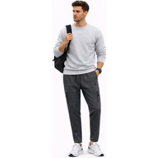 Rapapa Erkek Kargo Jogger Pantolon – Rahat Kesim, Günlük & Spor Kullanım 2796 Gri