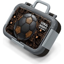 Coral High Kids Futbol Desenli Paslanmaz Çelik Beslenme Kabı 39117