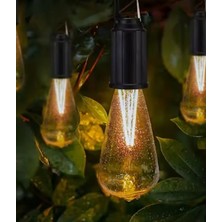 Gaman 1 Adet Solar Şarjlı Kamp Lambası - Su Geçirmez Asılabilir Solar Ampul - 3 Parlaklık Modlu Amber Işık 26263