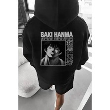 Veralya Erkek Baskılı Kapüşonlu ve Kordon Ipli Sweat