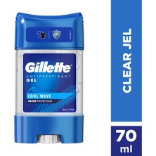 Gillette Cool Wave Deo Jel Erkekler İçin 70 ml Etkili Koruma Sağlayan Antiperspirant