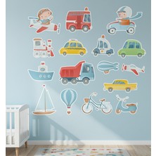 Sensei Sticker 3D Çocuk Odası Sticker - Duvar Sticker - Parlak Renkler - Kolay Uygulama