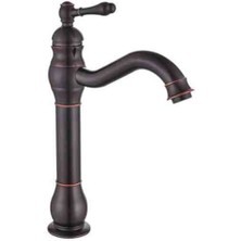 Madamestone Siyah Çanak Lavabo Bataryası