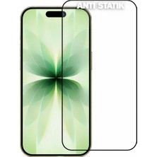 Bzontech iPhone 17 Uyumlu Anti Statik Ekran Koruyucu Toz Tutmayan Kırılmaz Cam