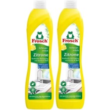 Frosch Krem Limon Özlü Temizleyici Mutfak ve Banyo Için 500 ml x 2 Adet, Vegan