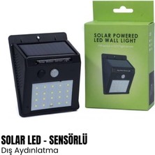 Shuivan Shuıvan LED Aydınlatma Solar Güneş Enerjili Gece Sensörlü - Beyaz Işık