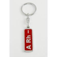 Bijuteri Net A Rh Negatif Kan Grubu Metal Anahtarlık