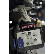 Banxtre Motosiklet Kedigözü Reflektör Beyaz Için Dont Stop Sticker Etiket (4 Adet)