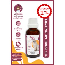 Catjoy Kediler Için Plus B Damla 50ML - Tüy Dökümünü Azaltan Tüy Sağlığını Destekleyen Damla