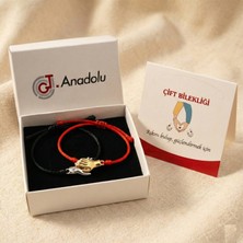 GTD 2'li Sevgililer Gününe Özel Mıknatıslı El Ele Tutan Çift Sevgili Bileklik Seti