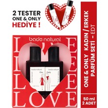 Bade Natural One&Only Kadın/Erkek Parfüm Seti 50MLX2 EDT