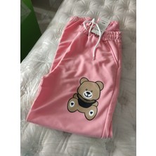 Patara Ayı Logolu Kız  Çocuk Eşofman Alt