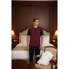 Kly Yeni Sezon Büyük Beden Bisiklet Yaka Lüx Tasarım Pijama Takımı