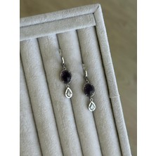 İrem Yıldız Silver Sallantılı Çelik Küpe