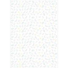 Koliciabla Renkli Çizgisel Hayvan Desenli Pelur Kağıt (35X50 Cm) - 100 Adet  Neşeli ve Sanatsal