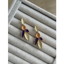 İrem Yıldız Şık Taşlı Trend Çelik Küpe