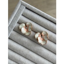 İrem Yıldız Trend Renkli Zarif Çelik Küpe