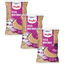 Yayla Yeşil Mercimek 2 kg X3