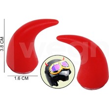 Wegna Storozde Direksiyon ve Kask Üstüne Takilan Boynuz Aparati Kirmizi