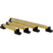 BD Nötr Barası 7 Delik 63A (6x8) – 5 Adet | Elektrik Dağıtım Panosu Için Topraklama Barası