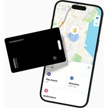 Powerology Findx Smart Card Bluetooth Cihaz Bulucu Siyah