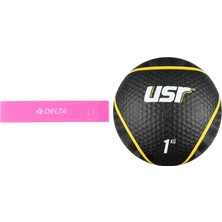 Delta 10 Adet Hafif Sert Aerobik Band Latex Pilates Yoga Las... +1 Parça Fitness Seti