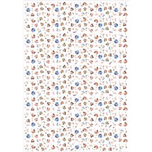 Koliciabla Anneler Günü Temalı Desenli Pelur Kağıt (32x45 cm) - 100 Adet  Sevgi Dolu Paketleme