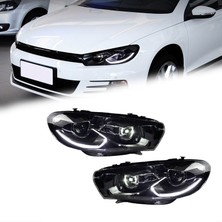 Vw Scirocco 2009-2014 Holejen Uyumlu 2015-DİZAYN Ful LED Ön Far