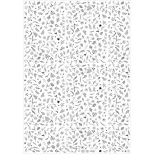 Koliciabla Siyah Çizgisel Doğa Desenli Pelur Kağıt (32x45 cm) - 100 Adet  Minimalist Botanik