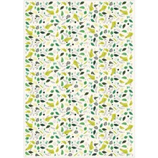 Koliciabla Yeşil Soyut Doğa Desenli Pelur Kağıt (35X50 Cm) - 100 Adet  Modern ve Sanatsal