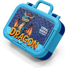 Coral High Kids Dragon Desenli Paslanmaz Çelik Beslenme Kabı 39113