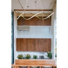 Lumora Eskitme Renk Modern Tasarım Cafe - Mutfak - Salon Beyaz LED Sarkıt Avize