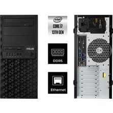 Asus Ws E500 G9 I7-13700K 13900K003R-K0384 64GB 1tb+2*1tb  W11PRO Raıd Storage (0 , 1 ) Workstation