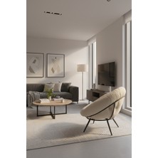 AVYNA Dubai Premium Tekli Koltuk Berjer | Tv ve Dinlenme Koltuğu - Krem