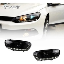 Vw Scirocco 2009-2017 Siyah Sonar Ledli Ön Far