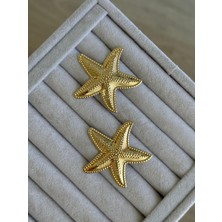 İrem Yıldız Deniz Yıldızı Çelik Küpe