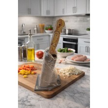 Seymen Bıçakçılık Sürmene Hakiki El Dövmesi 4’lü Bıçak Seti – Ahşap Saklama Kütüklü – Ömür Boyu Garantili