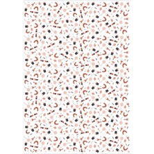 Koliciabla Gökkuşağı ve Parti Temalı Doğum Günü Pelur Kağıt (35X50 Cm) - 100 Adet  Neşeli Kutlama