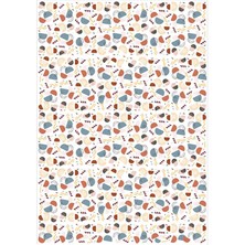 Koliciabla Modern Tribal ve Geometrik Desenli Pelur Kağıt (35X50 Cm) - 100 Adet  Etnik Modern