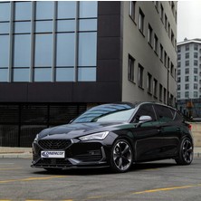 Aftermarket Cupra Leon 2020-2024 Ön Lip Parlak Siyah