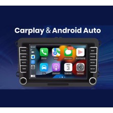 Kingwin 7 Inç Volkswagen Uyumlu  Android Carplay 64 GB Multimedya Arka Kamera Hediye