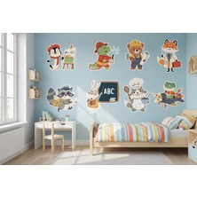 Sensei Sticker 3D Çocuk Odası Sticker - Duvar Sticker - Parlak Renkler - Kolay Uygulama