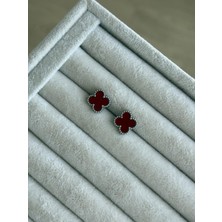 İrem Yıldız Silver Yonca Model Çelik Küpe