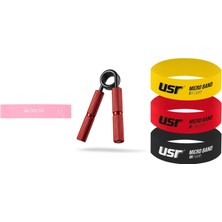 Delta 10 Adet Orta Sert Aerobik Band Latex Pilates Yoga Last... +2 Parça Fitness Seti