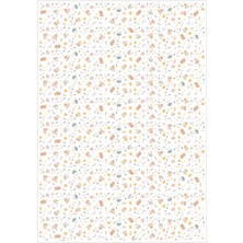 Koliciabla Boho Orman Hayvanları ve Çadır Desenli Pelur Kağıt (35X50 Cm) - 100 Adet  Masalsı ve Organik