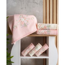 Ünsal Buldan Üretimi Çeyizlik Mısra Kadife 6'lı El/yüz Havlusu I 50X90